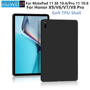 Capas para tablet PC Bolsas HUWEI Soft Case para Huawei MatePad 11.5 Air 11.5 TPU Capa de silicone para Matepad 11 SE 10.4 V8 Pro V7 Pro X8 Pro X9 Tablet CaseL240217