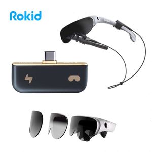 Óculos de sol Rokid Air / Station AR Óculos inteligentes Dobráveis VR 3D Acessórios Carregador Hub Cordão Placa de sombreamento Pendurado Corda de orelha Moda clássica