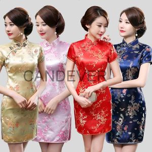 Çin Geleneksel Elbise Hanfu Pamuk Qipao Kadınlar İçin Düğün Klasik Kadınlar Saten Cheongsam Oryantal Gelin Elbise 240130
