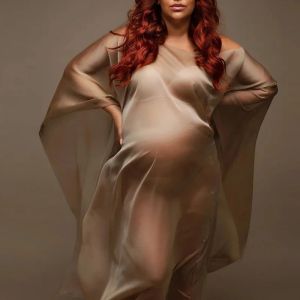 İpek Kumaş Tosping Fotoğraflar için İdeal Fotoğraf Fotoğraf Props Stüdyo Kadınlar Atış Aksesuar Hamilelik Elbiseler Yumuşak Şifon