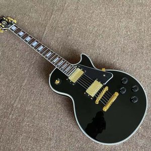 Özelleştirilmiş Elektro Gitar Le S Pau L Siyah Işık Maun Hızlı Paket LP Destek Özelleştirme Freeshipping