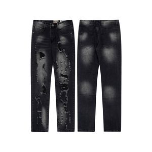 Jean Beyaz Yıldız Kot pantolon için kadın kadınlar yakın alevli pantolon çelenk çelenk siyah adam ince fit streç 40x28 tüm insanlık için ms giysiler