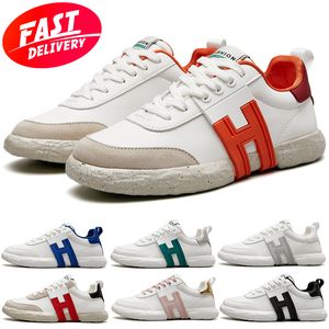 Tasarımcı Ayakkabıları H Yeniden kesilmiş Sıradan Ayakkabı Ventilate Erkekler Kadın Açık Spor Ayakkabıları Tarih Koşu Ayakkabı Sneaker Siyah Beyaz Mavi Kırmızı Yeşil Pembe Büyük Boy 36-44