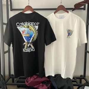 Magliette da uomo Oversize Uomo Donna Coppia Camicia in cotone Spacehorse Spacecraft Urban Racing Pattern stampato