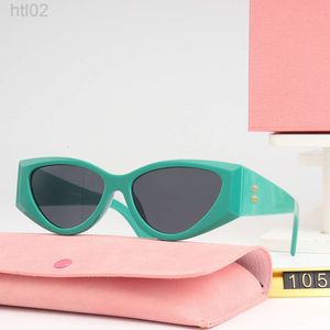 Дизайнерские солнцезащитные очки Miu Miui Miuity 23miu Homes Cat Eye Y2k Модные стильные повседневные универсальные солнцезащитные очки высокой четкости