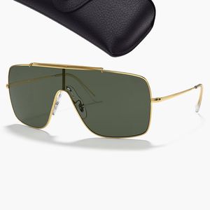 Роскошные солнцезащитные очки Wings II Design Sunglass для мужчин и женщин. Солнцезащитные очки для верховой езды с кожаным чехлом. Чистая ткань и розничная упаковка 3697.