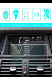 BMW X5 X6 2008 2009 için 2011 2011 2012 2012 88inch Araba GPS Navigasyon Ekranı Koruyucu Film HD Clarity 9H Temperli Glass7948647