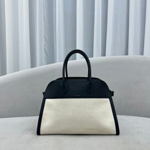 Ряд Margaux 15 Belt Bag Luxury Designer Closure Деталь двойной верхней ручки женские кожаные сумочки модные сумки для плеч с коробкой