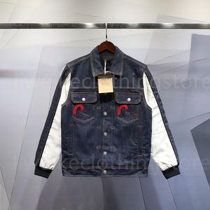 E V MENS denim ceket erkekler bahar ceket kadınları yüksek kaliteli rahat jean katlar siyah mavi moda erkekler ceket ceket dış giyim işlemeli kot ceket tasarımcısı