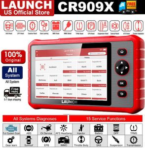 Новый продукт LAUNCH X431 CRP909X PRO OBD2 Сканер Полная система ECU DPF TPMS Диагностический инструмент7238610