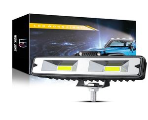 6 inç Cob 48W Offroad Spot Work Light Barre LED çalışma Işıkları Kamyon ATV 4x4 SUV6813045 için araba aksesuarları