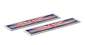 Стайлинг автомобиля боковые наклейки Юнион Джек Британский флаг Новая пара металлических этикеток 3D наклейки для автомобиля Авто Металлическая эмблема8993536