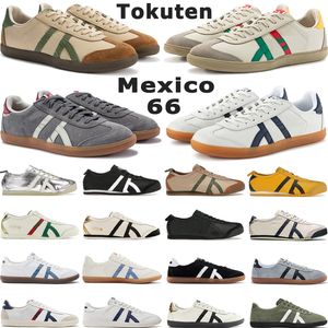 Toptan Tiger Meksika 66 Koşu Ayakkabı Tokuten Erkek Yeni Stil Üçlü Black Beyaz Saf Altın Fatura Ölüm Kadın Spor Eğitmenleri Boyutu 4-11
