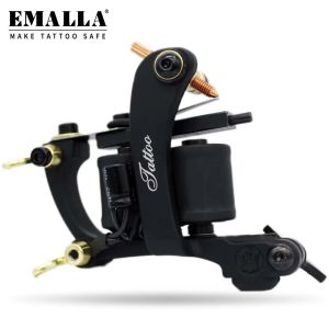 Пистолеты Yangna Tattoo Machine 10 Warps Iron Handmade Black Coil Machine Gun для игл для татуировки Источник питания Боди-Арт Принадлежности для макияжа