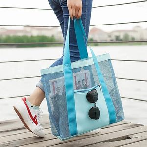 Duffel Bags Travel Beach Bag Malha Armazenamento Mão Carry Outdoor Higiene Pessoal Natação Atacado Organizador Bolsa Viagem Na Bagagem