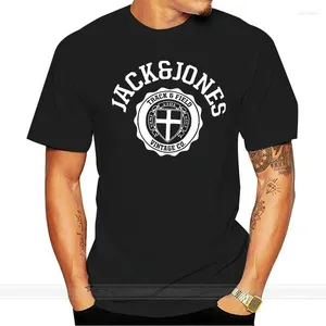 Camiseta masculina Jack e Jones Atlético Mens T-shirt de algodão de mangas curtas Camisa Homens Verão Moda Euro Tamanho