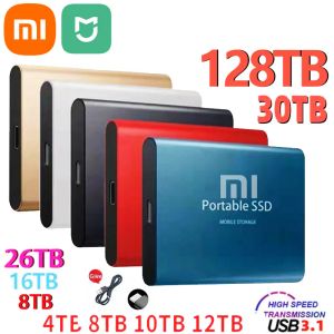 Boxs Xiaomi Mijia SSD Hard Disk 1TB 2TB SSD 500GB 128TB Hard Drive Drive Hard Disk Portable Electronics for Laptops/Computer/PC