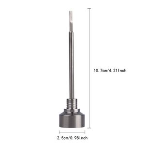 Paladin886 t001 sigara borusu gr2 titanyum karbonhidrat kapak yan hava deliği evrensel 10mm 14mm 19mm erkek kadın titanyum tırnak kapakları dab teçhizat cam bong su borusu aleti