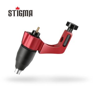 Guns Stigma rowary Tattoo Machine Высококачественный регулируемый ход с прямым приводом RCA Professional Gun Black Color Tattoo M635