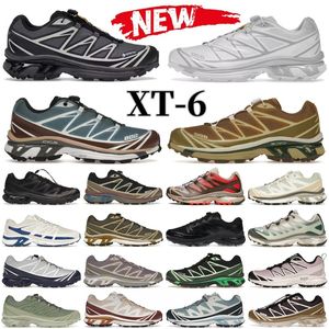 2023 Tasarımcı XT6 Gelişmiş Erkek Koşu ayakkabı spor ayakkabıları Beyaz Ay Rock Erkekler Spor Eğitmenleri Sandy Liang Wren Kanguru Hindistan Mürekkep Safari Anıt Phantom Spor Sake