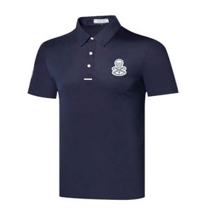 Yaz Kısa Kollu Golf Tshirt 2 Renk Hızlı Yazan Kumaş JL MEN039S Giysileri Açık Hava Spor Eğlence Gömlek5285971