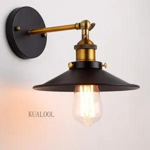 Wandlampen, industrielle Vintage-amerikanische Loft-Wandleuchte, dekorative Innenleuchte aus Eisen, ideal für Schlafzimmer, Nachttisch, Café-Beleuchtung