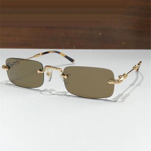 Новый модный дизайн, маленькие квадратные солнцезащитные очки PILLIS II классической формы, без оправы, тонкие металлические дужки, ретро, простой стиль, уличные защитные очки uv400
