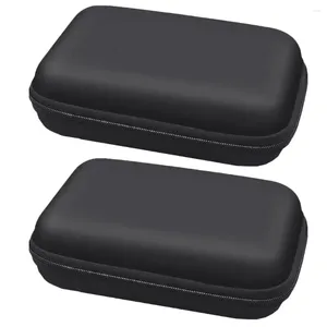 Сумки для хранения 2 шт. EVA Bag Digital Accessories Hard Disk Package Cable Cable Case Case Mobile Organizer Train