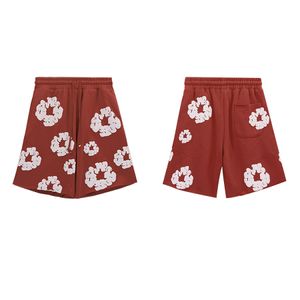 Shorts masculinos primavera/verão novas mulheres y2k calças casuais soltas padrão de flores tamanho asiático S-XL