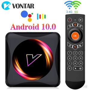 Приемники 2022 Vontar Z5 Smart TV Box Z Systemem Android 11 Z Systememem Android 10 4G 64GB 32GB RK3318 1080P 4K BT ODTWARZACZ MultiMedialny T