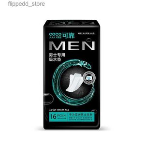 Kadınsı hijyen 3 paketler Yetişkin çocuk bezi erkek mesane kontrol kalkanları erkekler için pantiessaniter pedler erkekler için q240222