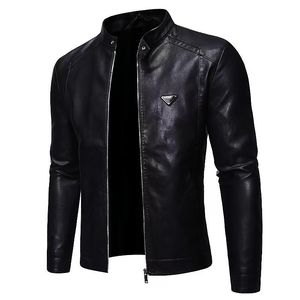 Erkek Ceketler Tasarımcı Erkekler Deri Ceket Avrupa Paltosu 2024 Sonbahar Kış Kış En İyi Moda Trendi Renkli Yakışıklı UNISEX GOODEX SAKIN