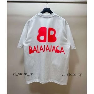 Balanciagas Высококачественная рубашка Мужские толстовки больших размеров Толстовки Дизайнерские женские брендовые рубашки Мужская футболка для гольфа Polo Blank Вышитая футболка Balanciagas 7852