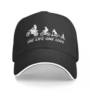 Шариковые кепки для велосипеда, мотокросса, мотоспорта, One Life Love, мото шапки для папы, однотонная женская шляпа, ветрозащитная бейсболка, фуражка