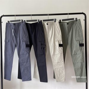 Tasarımcı Erkek Pantolon Taş Pusula Nakış Kargo Pantolon Günlük Açık Lüks Erkek Giyim Eşyaları Sokak Giyim Man Pantolon M-2XL