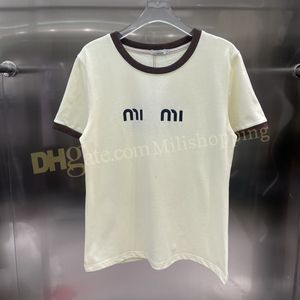 Kadın Giyim Mektubu için Yaz Tişörtü Baskı O yaka kısa kollu t-shirt femme gevşek gündelik mahsul üstü