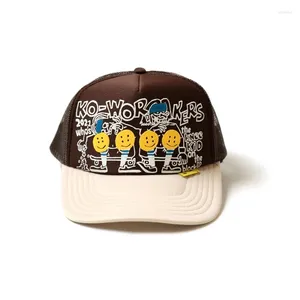 Ball Caps Kapital 2024 Mens Womens Smile Smile Mini юбки Forever Hat Cap Snapback Вышивка Cacquette Baseball Hats сетки #604