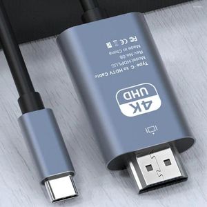 Компьютерные кабели USB Type-C HDMI-совместимый 4K Type C к адаптеру кабеля Тот же экран телефона с ТВ HD-монитором 1080P