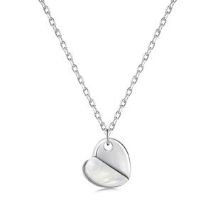 Серебряные украшения Love, очаровательное ожерелье в форме сердца для выпускного подруги, лучшие ювелирные интернет-магазины, модный подарок