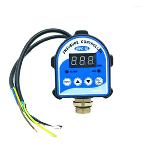 Smart Home Control WPC10 Digitale Wasserdruckschalteranzeige Elektronische Steuerung für Druckerhöhungspumpe mit G1/2-Zoll-Adapter