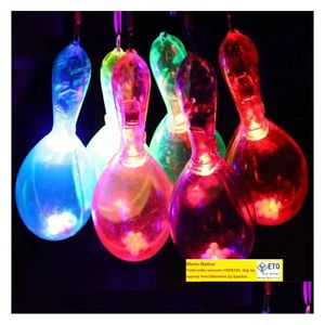 Украшение вечеринки Led Flashing Maracas Light Up Neon Beach Ha Adt Bar KTV Cheer Реквизит Светящиеся принадлежности Lt139 Прямая доставка Дом и сад F Dhfuh