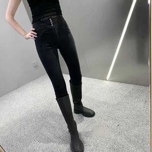 Женские джинсы Женские джинсы с 3 поясами для тренировок Body Shaper Оболочка для похудения для женщин с плоским животом Длинные брюки YQ231027