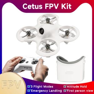 Drone Cetus Pro/Cetus FPV Kiti Kapalı Yarış Drone BNF/RTF FRSKY D8 Lite Radyo 2 SE Verici 5.8G 14DBI VR02 Gözlük VTX