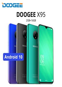 DOOGEE X95 Android 100, 2 ГБ, 16 ГБ, 4350 мАч, 652 дюйма, 199, 4G, четырехъядерный смартфон MTK6737, мобильный телефон, Face ID 13MP2MP21460400