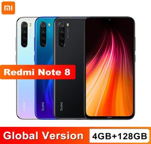 Глобальная версия Xiaomi Redmi Note 8, 4 ГБ, 128 ГБ, восьмиъядерный процессор Snapdragon 665, 63 дюйма, 48 МП, четырехъядерная задняя камера MobilePhone3385196