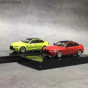 Литые модели автомобилей Para 1 64 Модель автомобиля M3 G80 Литой автомобиль из сплава Коллекция подарков - 2 цвета на выбор