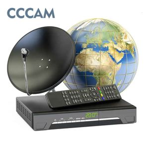 7 линий Oscam Cccam Cline Stable Fast Sever Польша Словакия Европа TVP 4K C + кабель для DVB-S2 спутникового ТВ-приемника бесплатный тест