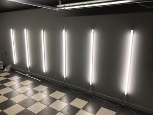 6pcs/lot soğuk beyaz 1.2m LED çubuk iş ışığı duvar ışığı araba atölyesi otomobil güzellik istasyonu otomatik flash satış 3 yıl garanti