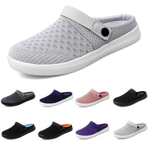 Kadınlar Mesh Slip-On Yastık Yaz Yürüyüş Ayakkabıları Siyah Pembe Gai Platform Terlikleri Kama Kadın Sneaker Boyutu 36-45 526