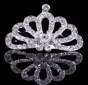 2021 Parlak Rhinestone Saç Klipli Küçük Kızlar Diadem Crown Tiara Çocuklar Süsler İçin Kafa Takı Aksesuarları Bebek Saç Pilini3817816